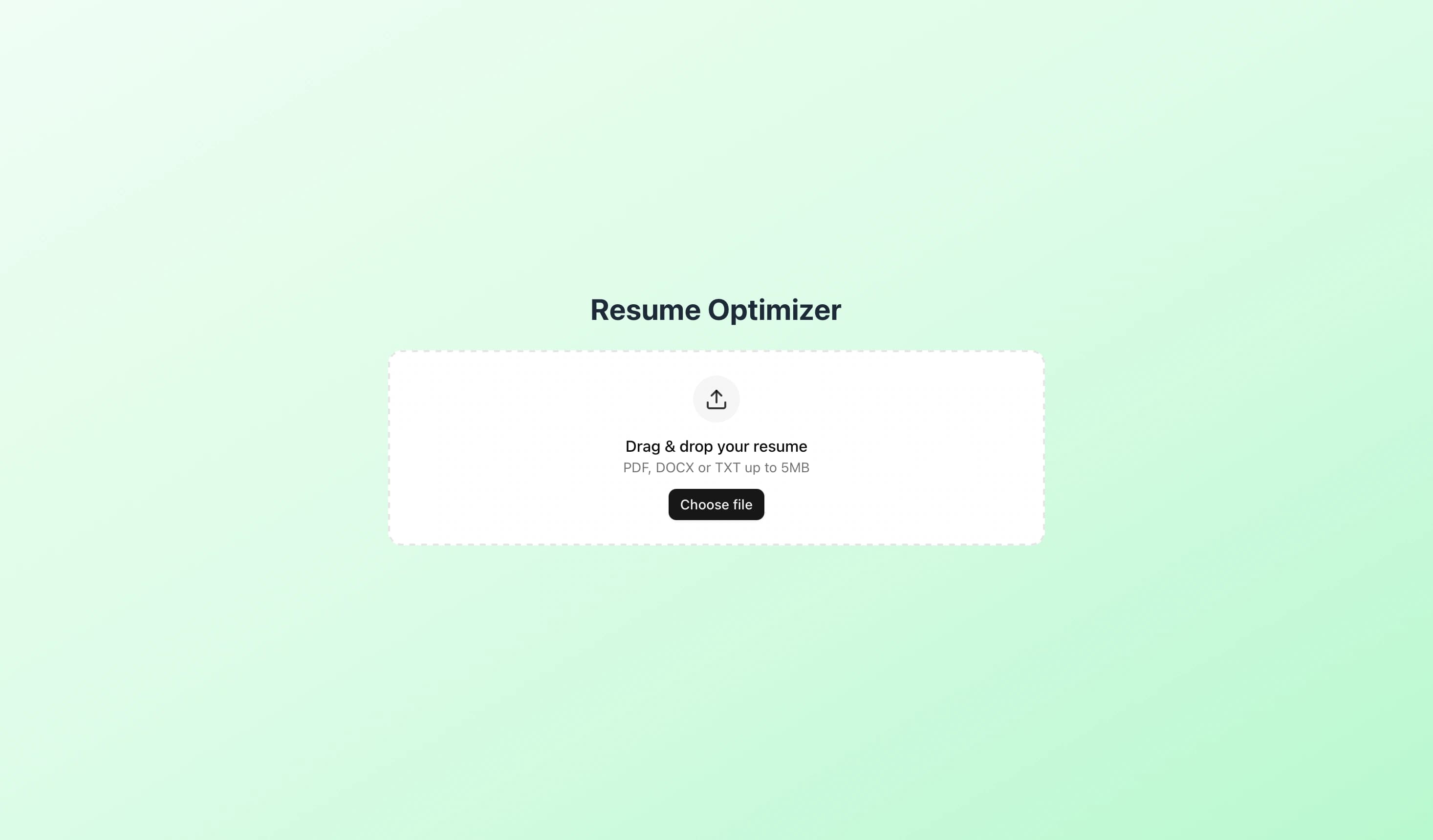 AI Resume Optimizer